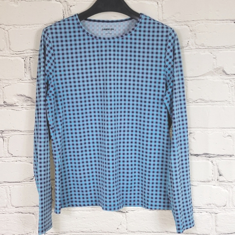 Lands End Rash Guard Swim Shirt